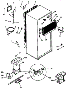 Unit Parts parts for Kenmore Refrigerator 253.9658400 (2539658400, 253 9658400) from AppliancePartsPros.com