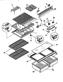 Liner parts for Kenmore Refrigerator 253.9668080 (2539668080, 253 9668080) from AppliancePartsPros.com