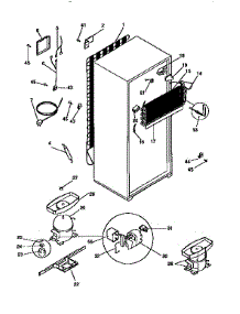Unit Parts parts for Kenmore Refrigerator 253.9668080 (2539668080, 253 9668080) from AppliancePartsPros.com