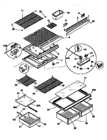 Shelves And Accessories parts for Kenmore Refrigerator 253.9668314 (2539668314, 253 9668314) from AppliancePartsPros.com