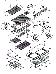 Liner parts for Kenmore Refrigerator 253.9668380 (2539668380, 253 9668380) from AppliancePartsPros.com