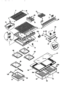 Liner parts for Kenmore Refrigerator 253.9668420 (2539668420, 253 9668420) from AppliancePartsPros.com