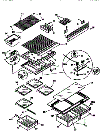 Shelves And Accessories parts for Kenmore Refrigerator 253.9668422 (2539668422, 253 9668422) from AppliancePartsPros.com