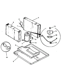 Compressor parts for Kenmore Air Conditioner 253.9710820 (2539710820, 253 9710820) from AppliancePartsPros.com