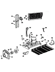 Unit Parts parts for Kenmore Refrigerator 363.9632724 (3639632724, 363 9632724) from AppliancePartsPros.com