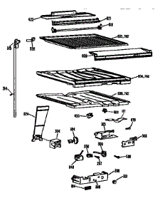 Compartment Separator Parts parts for Kenmore Refrigerator 363.9632724 (3639632724, 363 9632724) from AppliancePartsPros.com