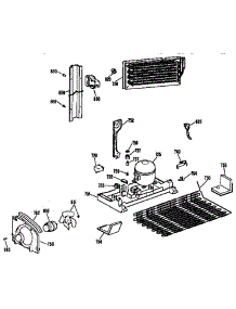 Unit Parts parts for Kenmore Refrigerator 363.9632725 (3639632725, 363 9632725) from AppliancePartsPros.com