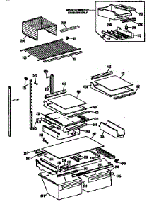 Shelf Parts parts for Kenmore Refrigerator 363.9632754 (3639632754, 363 9632754) from AppliancePartsPros.com