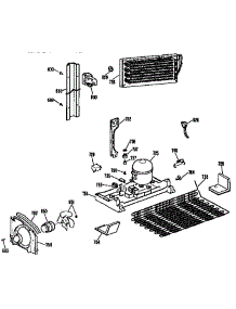 Unit Parts parts for Kenmore Refrigerator 363.9632784 (3639632784, 363 9632784) from AppliancePartsPros.com