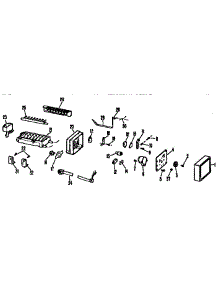 Icemaker parts for Kenmore Refrigerator 363.9632784 (3639632784, 363 9632784) from AppliancePartsPros.com