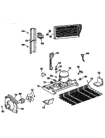 Unit Parts parts for Kenmore Refrigerator 363.9634728 (3639634728, 363 9634728) from AppliancePartsPros.com