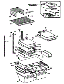 Shelf Parts parts for Kenmore Refrigerator 363.9635728 (3639635728, 363 9635728) from AppliancePartsPros.com