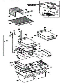 Shelf Parts parts for Kenmore Refrigerator 363.9635758 (3639635758, 363 9635758) from AppliancePartsPros.com