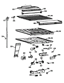 Compartment Separator Parts parts for Kenmore Refrigerator 363.9635758 (3639635758, 363 9635758) from AppliancePartsPros.com