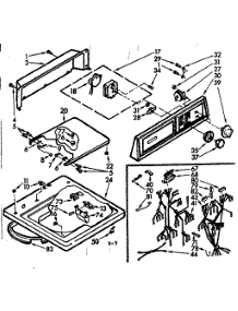 Top And Console Assembly parts for Kenmore Washer 110.7214601 (1107214601, 110 7214601) from AppliancePartsPros.com