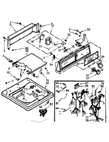 Top And Console Assembly parts for Kenmore Washer 110.7214621 (1107214621, 110 7214621) from AppliancePartsPros.com