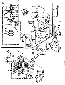 Water System parts for Kenmore Washer 110.7215600 (1107215600, 110 7215600) from AppliancePartsPros.com
