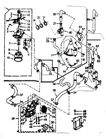 Water System parts for Kenmore Washer 110.7215631 (1107215631, 110 7215631) from AppliancePartsPros.com