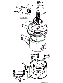 Tub & Basket Assembly parts for Kenmore Washer 110.7215631 (1107215631, 110 7215631) from AppliancePartsPros.com