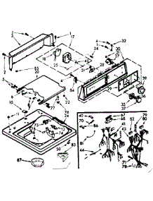 Top & Console Assembly parts for Kenmore Washer 110.7215631 (1107215631, 110 7215631) from AppliancePartsPros.com
