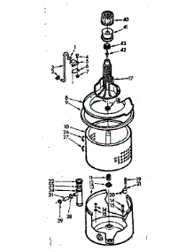 Tub And Basket Assembly parts for Kenmore Washer 110.7215650 (1107215650, 110 7215650) from AppliancePartsPros.com