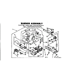 Burner Assembly parts for Kenmore Dryer 110.7217624 (1107217624, 110 7217624) from AppliancePartsPros.com