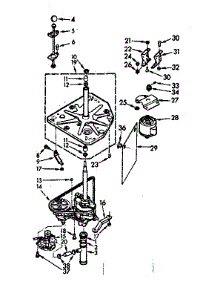 Drive System parts for Kenmore Washer 110.7224401 (1107224401, 110 7224401) from AppliancePartsPros.com