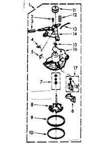 Pump Assembly parts for Kenmore Washer 110.7224403 (1107224403, 110 7224403) from AppliancePartsPros.com