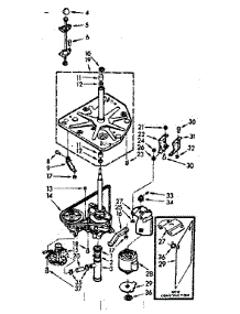 Drive System parts for Kenmore Washer 110.7224600 (1107224600, 110 7224600) from AppliancePartsPros.com