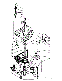 Drive System parts for Kenmore Washer 110.7224601 (1107224601, 110 7224601) from AppliancePartsPros.com