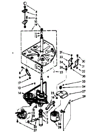 Drive System parts for Kenmore Washer 110.7224604 (1107224604, 110 7224604) from AppliancePartsPros.com