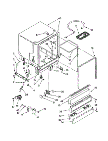 Tub Assembly parts for Kenmore Dishwasher 110.723120 (110723120, 110 723120) from AppliancePartsPros.com
