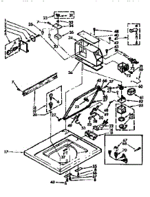 Top And Console Parts parts for Kenmore Washer 110.72401130 (11072401130, 110 72401130) from AppliancePartsPros.com