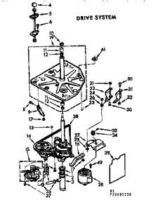 Drive System parts for Kenmore Washer 110.72401130 (11072401130, 110 72401130) from AppliancePartsPros.com