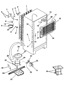 Unit parts for Kenmore Refrigerator 253.9307000 (2539307000, 253 9307000) from AppliancePartsPros.com
