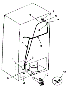 Icemaker Installation parts for Kenmore Refrigerator 253.9307713 (2539307713, 253 9307713) from AppliancePartsPros.com