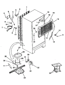 Unit Parts parts for Kenmore Refrigerator 253.9307762 (2539307762, 253 9307762) from AppliancePartsPros.com