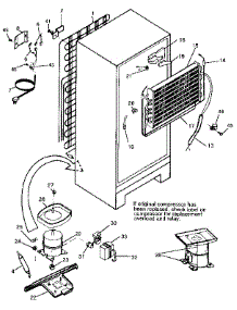 Unit parts for Kenmore Refrigerator 253.9307764 (2539307764, 253 9307764) from AppliancePartsPros.com