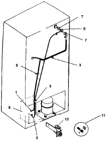 Ice Maker Installation parts for Kenmore Refrigerator 253.9308100 (2539308100, 253 9308100) from AppliancePartsPros.com