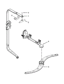 Upper Wash And Rinse Parts parts for Kenmore Dishwasher 665.13542N412 (66513542N412, 665 13542N412) from AppliancePartsPros.com