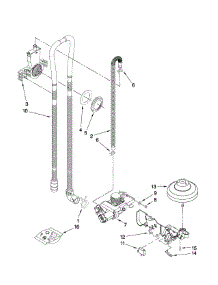 Fill And Overfill Parts parts for Kenmore Dishwasher 665.13572K700 (66513572K700, 665 13572K700) from AppliancePartsPros.com