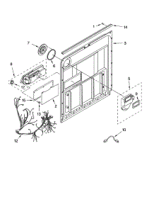 Door And Latch Parts parts for Kenmore Dishwasher 665.13632K901 (66513632K901, 665 13632K901) from AppliancePartsPros.com