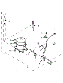 Unit parts for Kenmore Freezer 253.8292311 (2538292311, 253 8292311) from AppliancePartsPros.com