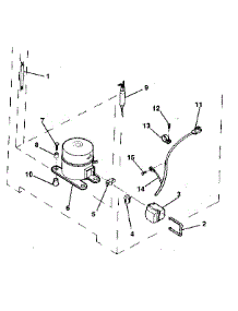 Unit parts for Kenmore Freezer 253.8293911 (2538293911, 253 8293911) from AppliancePartsPros.com
