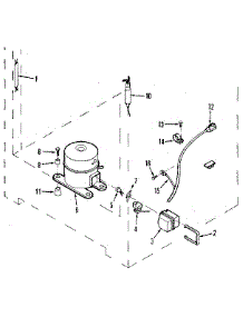 Unit parts for Kenmore Freezer 253.8293980 (2538293980, 253 8293980) from AppliancePartsPros.com