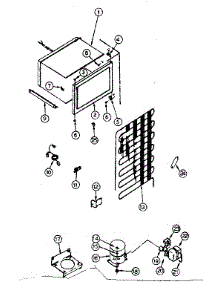 Unit Parts parts for Kenmore Refrigerator 253.8333261 (2538333261, 253 8333261) from AppliancePartsPros.com