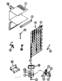Unit Parts parts for Kenmore Refrigerator 253.8334251 (2538334251, 253 8334251) from AppliancePartsPros.com
