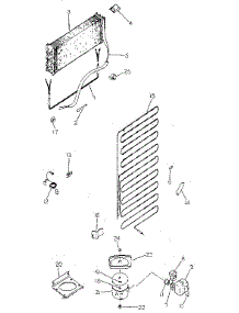 Unit parts for Kenmore Refrigerator 253.8346710 (2538346710, 253 8346710) from AppliancePartsPros.com