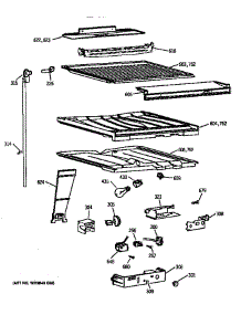 Compartment Separator Parts parts for Kenmore Refrigerator 363.78967893 (36378967893, 363 78967893) from AppliancePartsPros.com
