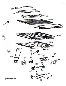 Compartment Separator Parts parts for Kenmore Refrigerator 363.78967894 (36378967894, 363 78967894) from AppliancePartsPros.com